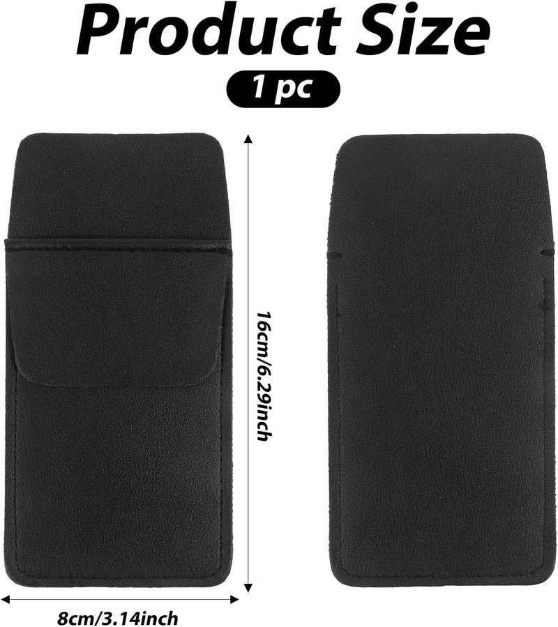 Aeaocvo Pocket Protector, PU Leather Pocket Organizer, Pocket Pouch for Men Pocket Shirt Lab Coat for School Office Hospital Supplies - Image 2